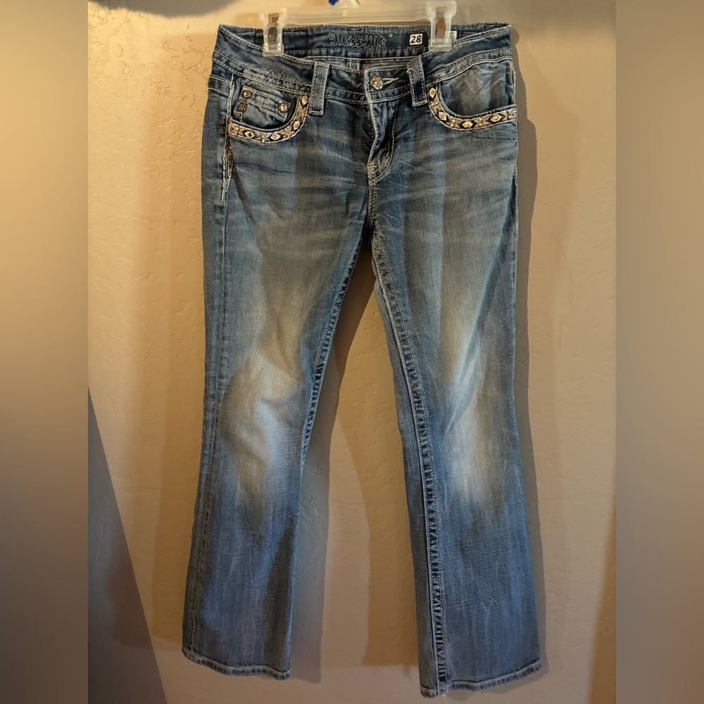 Miss Me Mid Rise Bootcut Jeans